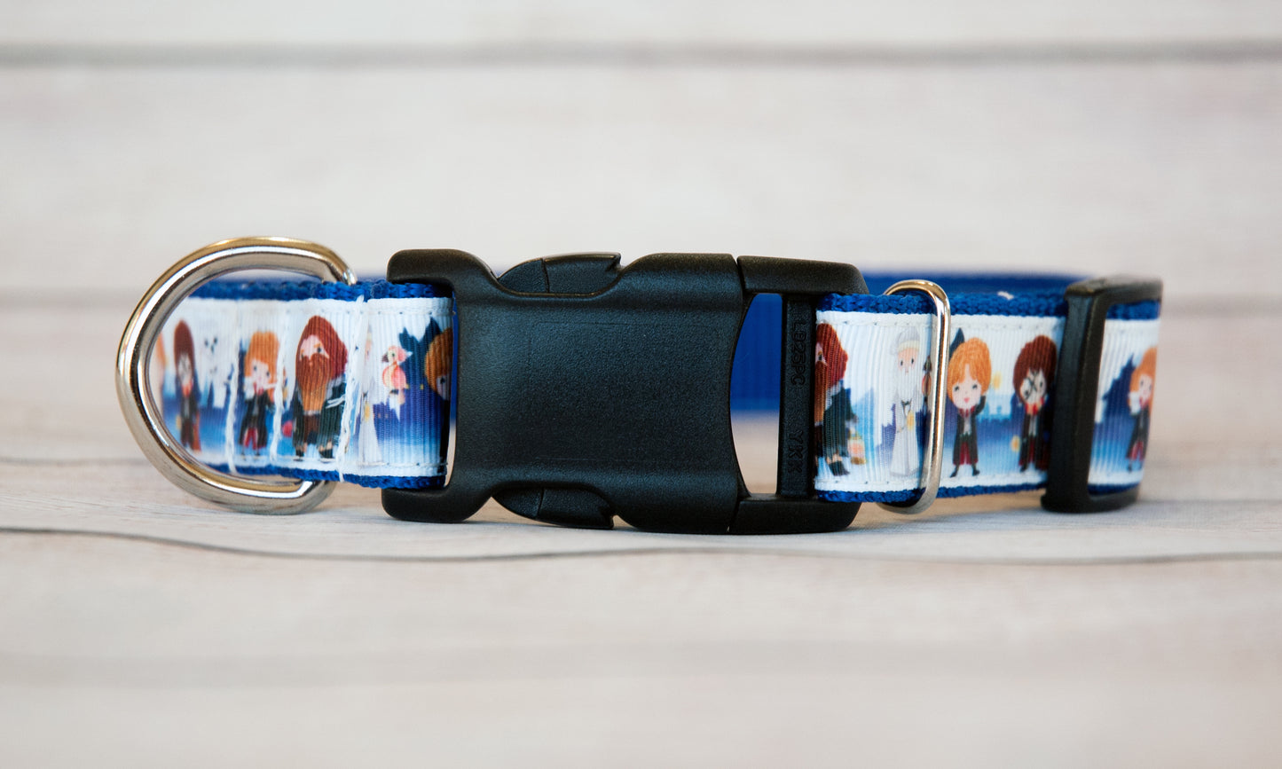 Wizarding friends dog collar. 1 inch wide