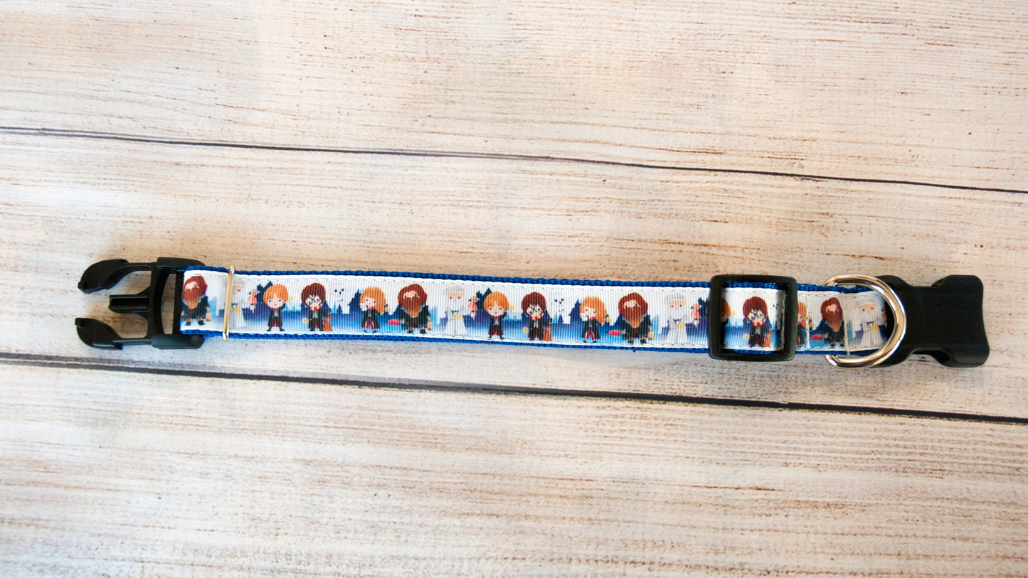 Wizarding friends dog collar. 1 inch wide