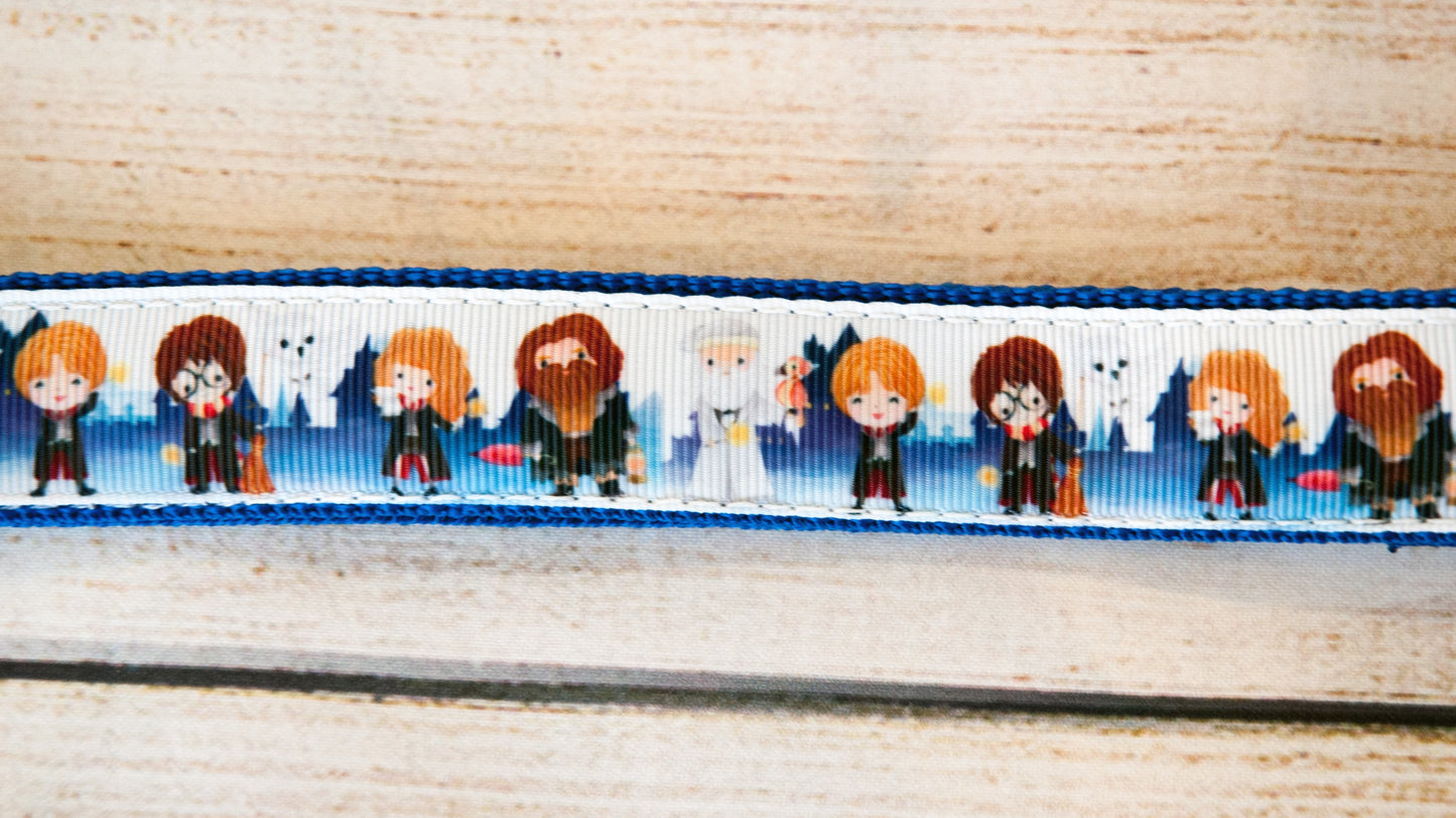 Wizarding friends dog collar. 1 inch wide