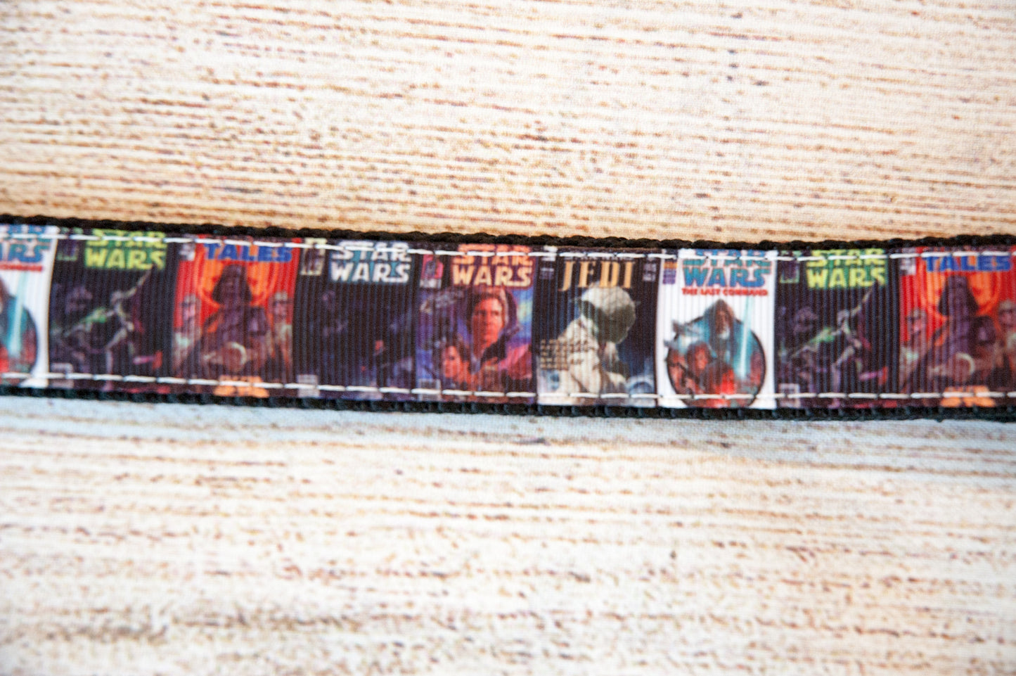 Star Wars Book covers dog collar. 1 inch wide
