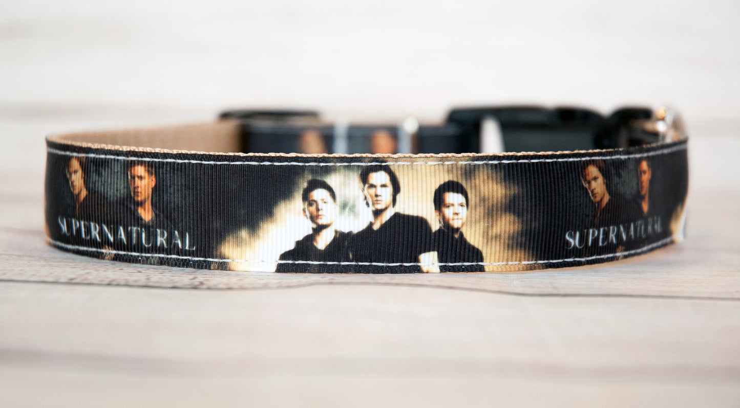 Supernatural dog collar. 1" wide