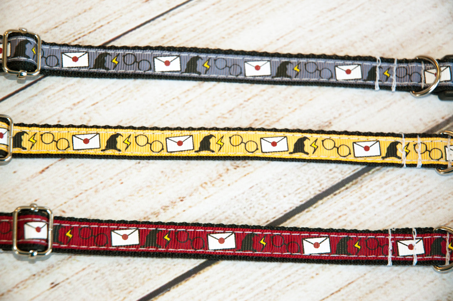 Magic Wizard themed 1/2" wide small dog or cat collar