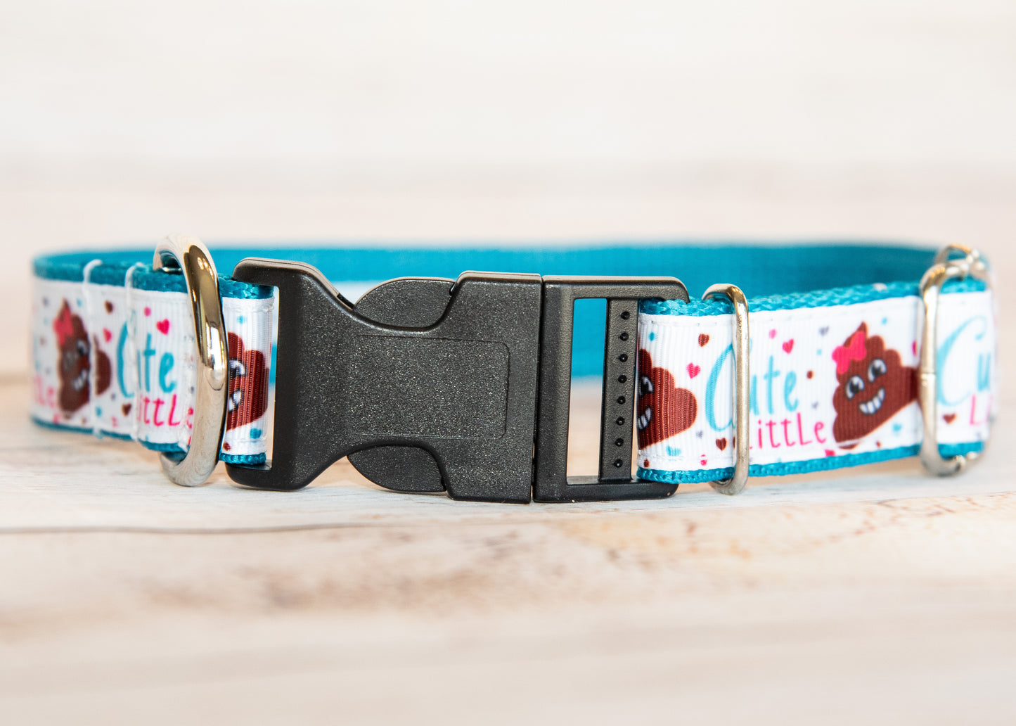 Cute Little Poop dog collar and/or leash.  1 inch wide