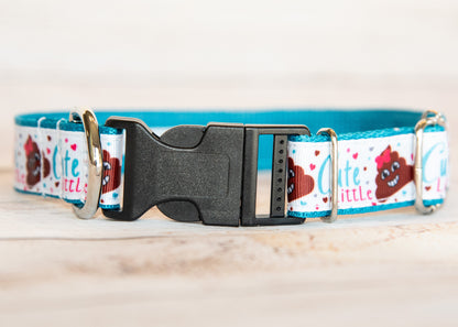 Cute Little Poop dog collar and/or leash.  1 inch wide