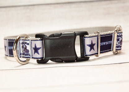 Dallas Cowboys Dog collar and/or leash. 1 inch wide.