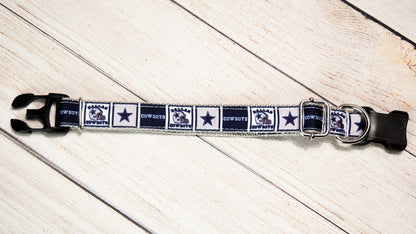 Dallas Cowboys Dog collar and/or leash. 1 inch wide.