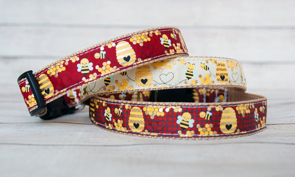 Bees, Hives, and Honey dog collar and/or leash. 1