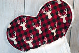 Deer themed minky dog Christmas stockings