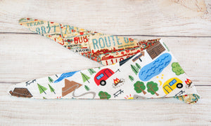 Traveling reversible dog bandana