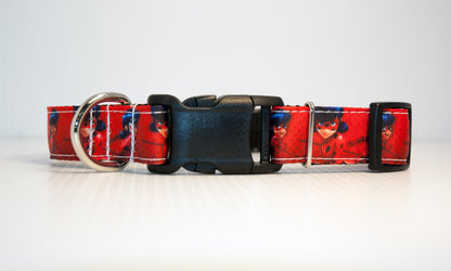 Ladybug Miraculous dog collar and/or leash. 1 inch wide