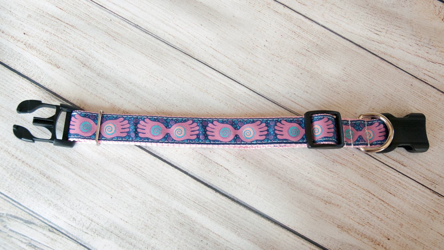 Large Looney Female wizarding glasses dog collar and/or leash. 1" wide.