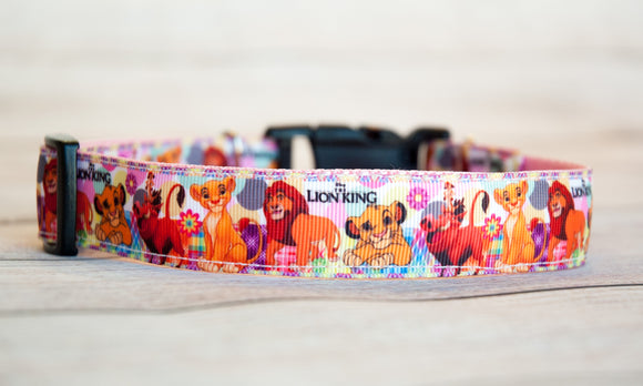 Lion King dog collar, Lions and friends dog collar, 1