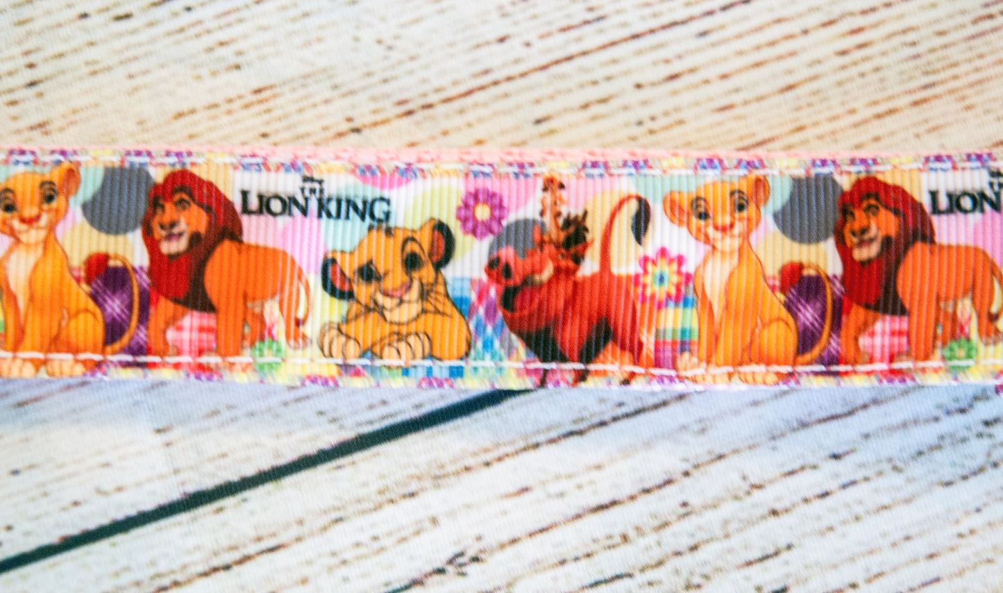 Lion King dog collar, Lions and friends dog collar, 1" wide