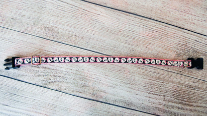 Little Ghosts 1/2" wide dog or cat collar