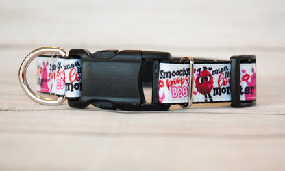 Cutest little love Monster dog collar and/or leash. 1" wide