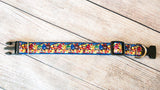 Candy dog collar, M&M dog collar or leash, 3/4" or 1"wide