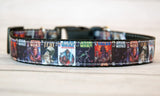 Star Wars Book covers dog collar. 1 inch wide