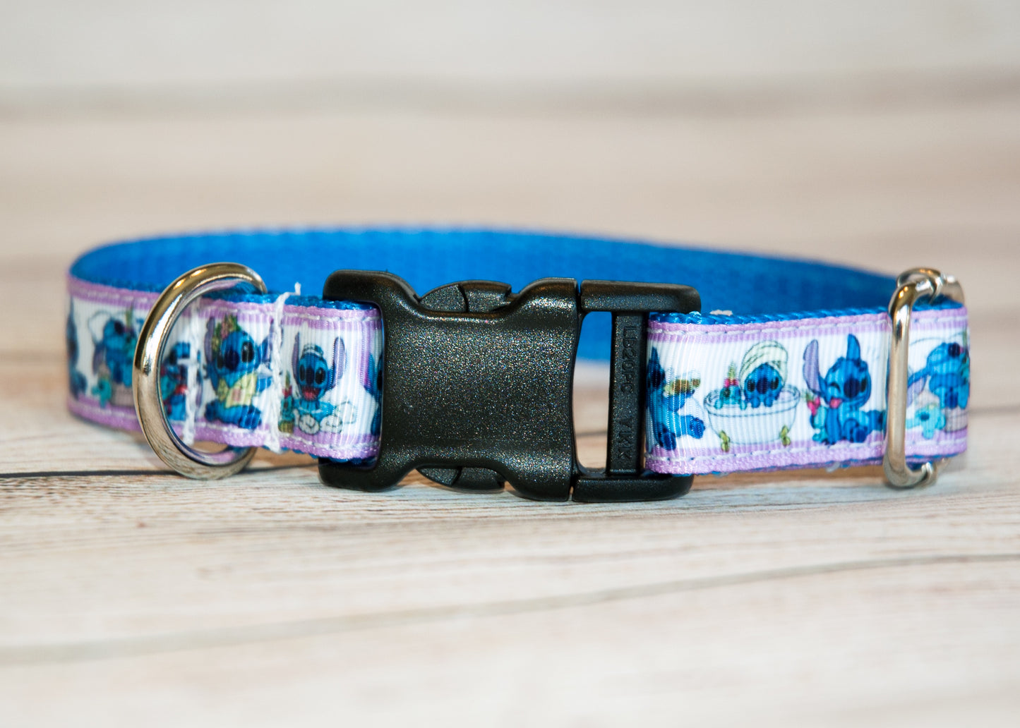 Blue Alien doing various activities dog collar and/or leash. 3/4" wide for smaller dogs