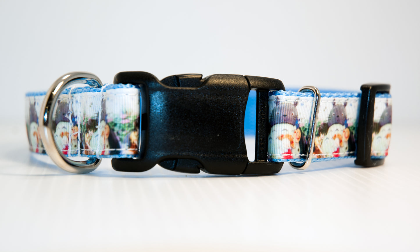 Toto and Friends anime dog collar. 1 inch wide