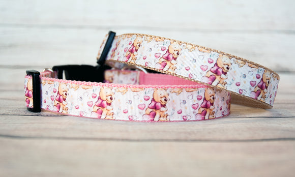 Pooh Bear dog collar, Winnie dog collar, 1