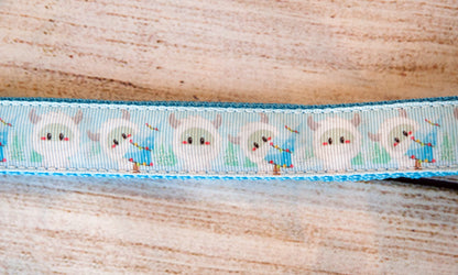 Yeti for Christmas dog collar, Yeti dog collar