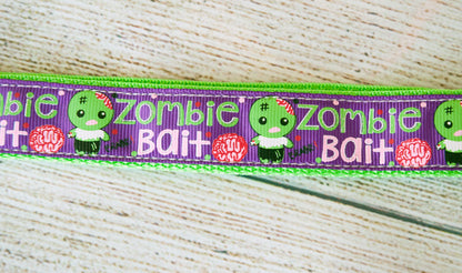 Zombie Bait 1 inch wide dog collar