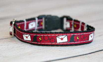 Magic Wizard themed 1/2" wide small dog or cat collar